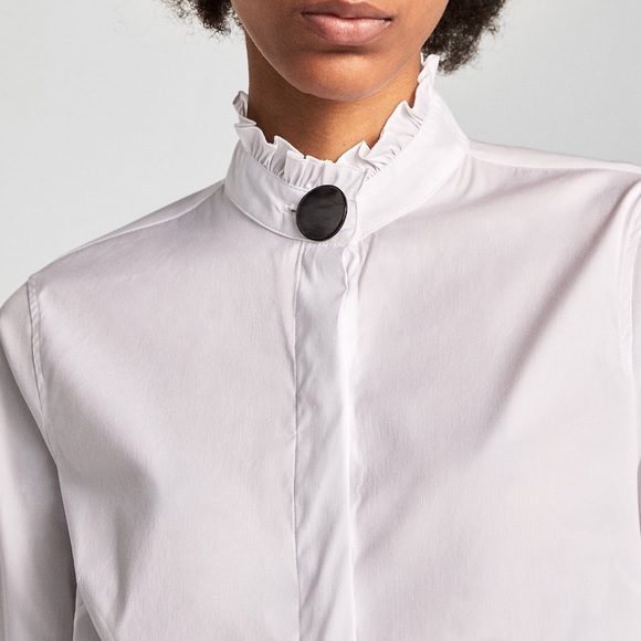 Zara Blouse with Button Detail - Picture 3 of 7